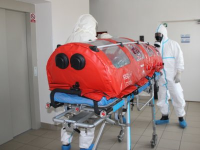 Transport pacienta v Biovaku.