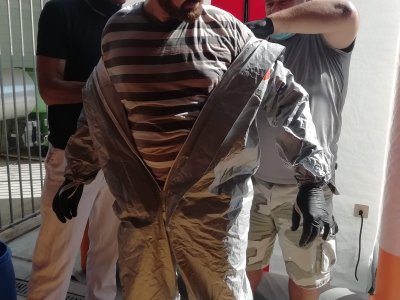 Biohazard tým ZZS JčK se školil v Státním ústavu jaderné, chemické a biologické ochrany 3
