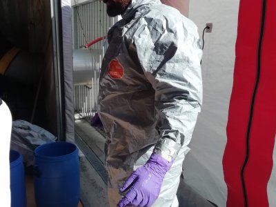 Biohazard tým ZZS JčK se školil v Státním ústavu jaderné, chemické a biologické ochrany 4