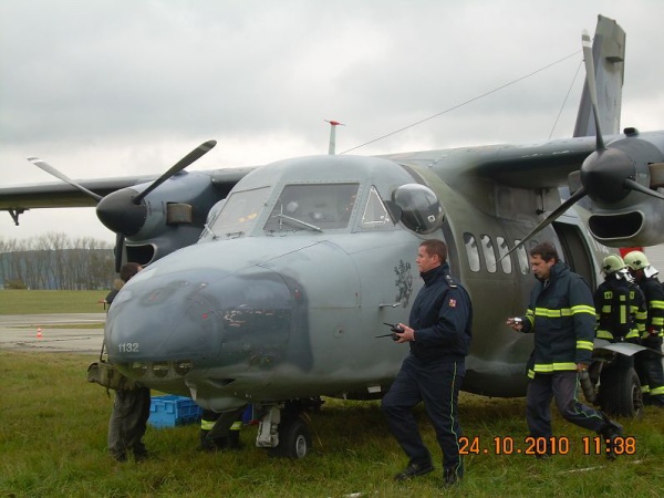 Mimořádná událost na Letišti České Budějovice, 24.10.2010