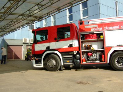 Požár a evakuace osob z objektu E.ON, České Budějovice, 30.3.2011 15