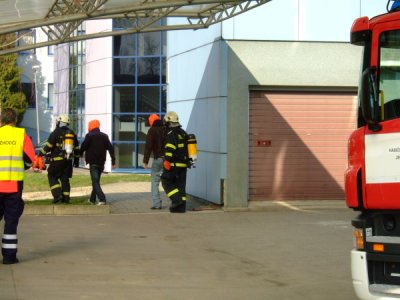 Požár a evakuace osob z objektu E.ON, České Budějovice, 30.3.2011 36