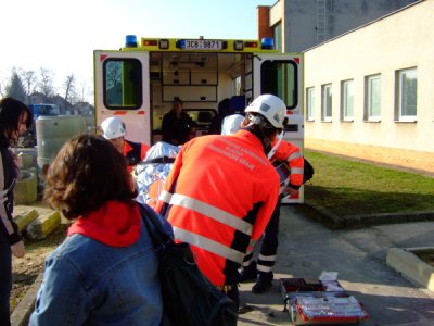 Požár a evakuace osob z objektu E.ON, České Budějovice, 30.3.2011 41