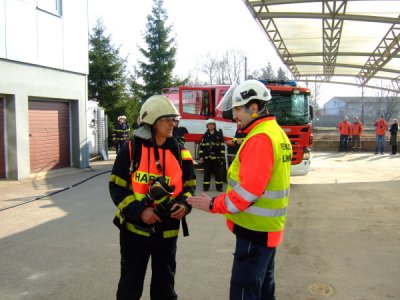 Požár a evakuace osob z objektu E.ON, České Budějovice, 30.3.2011 47