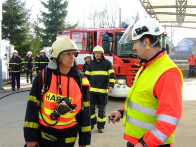 Požár a evakuace osob z objektu E.ON, České Budějovice, 30.3.2011 48