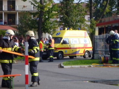 Taktické cvičení složek IZS v Blatné -