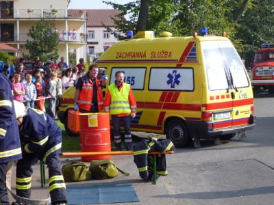 Taktické cvičení složek IZS v Blatné -