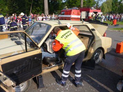 Taktické cvičení složek IZS v Blatné -