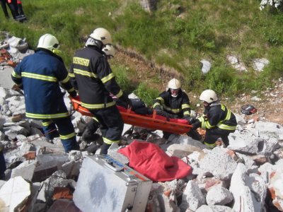 Taktické cvičení složek IZS v Týně nad Vltavou , 20.5.2013 18