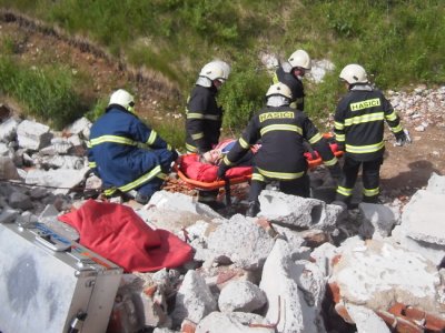 Taktické cvičení složek IZS v Týně nad Vltavou , 20.5.2013 19
