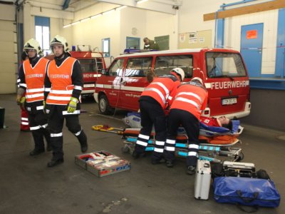 Gműnd - společné cvičení záchranných složek Dolního Rakouska a Zdravotnické záchranné služby JčK 13