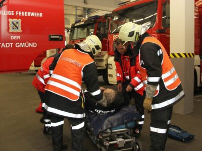 Gműnd - společné cvičení záchranných složek Dolního Rakouska a Zdravotnické záchranné služby JčK 18