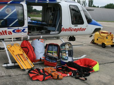Vybavení vrtulníku LZS JčK 4