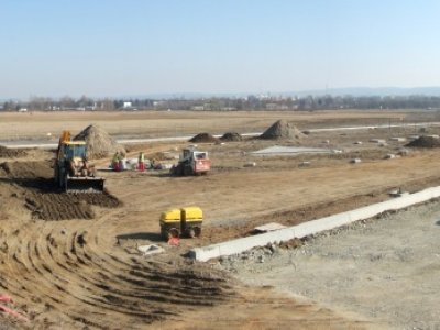 Stavba nové základny na letišti v Plané u ČB - Heliporty 15