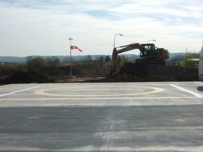 Stavba nové základny na letišti v Plané u ČB - Heliporty 23