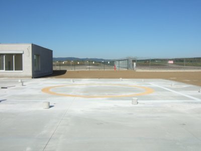 Stavba nové základny na letišti v Plané u ČB - Heliporty 24