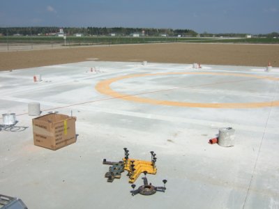 Stavba nové základny na letišti v Plané u ČB - Heliporty 28
