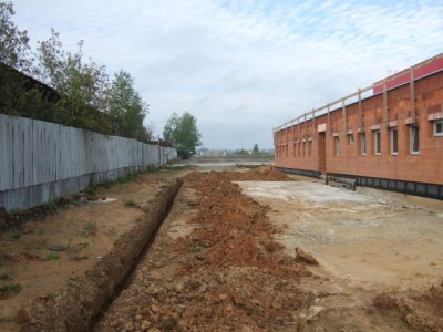 Stavba nové základny na letišti v Plané u ČB - Jižní strana 5