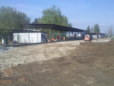 Stavba nové základny na letišti v Plané u ČB - Jižní strana 22