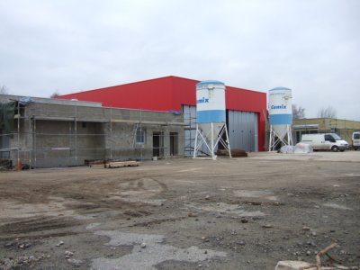 Stavba nové základny na letišti v Plané u ČB - Severní strana 22