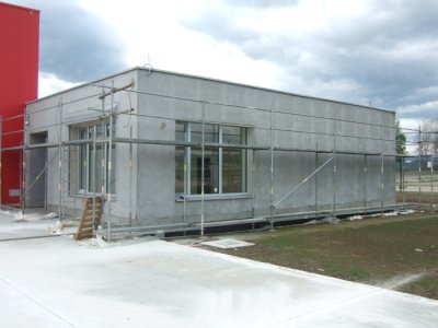 Stavba nové základny na letišti v Plané u ČB - Severní strana 33