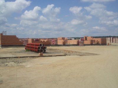 Stavba nové základny na letišti v Plané u ČB - Východní strana 5