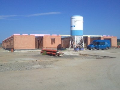 Stavba nové základny na letišti v Plané u ČB - Východní strana 8