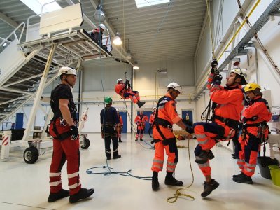 Výcvik lékařů pro speciální činnosti - práce ve výškách a nad volnou hloubkou 4