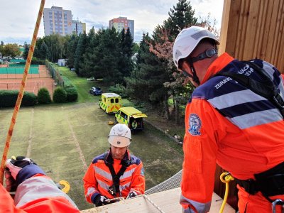 Výcvik lékařů pro speciální činnosti - práce ve výškách a nad volnou hloubkou 21
