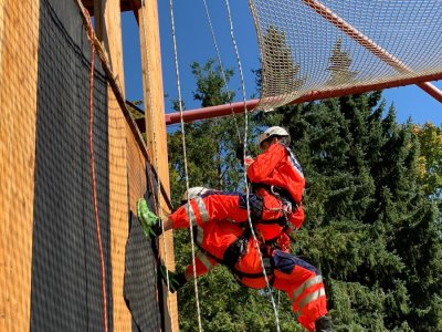 Výcvik lékařů pro speciální činnosti - práce ve výškách a nad volnou hloubkou 24