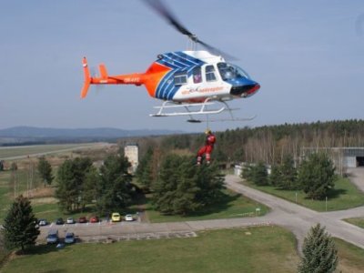 Výcvik LZ, Bell 206, Bell 427, 10.4.2009  10