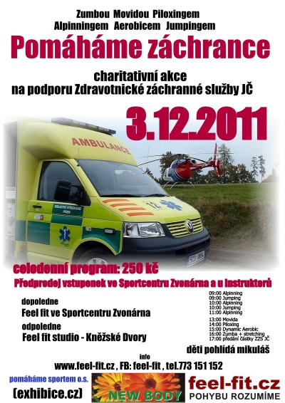 Benefiční akce na podporu ZZS JčK, 3.12.2011