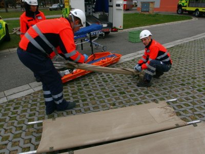 příprava transportních prostředků