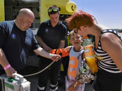 Záchranáři ZZS JčK se prezentovali na Dni otevřených dveří Letiště České Budějovice, 24.6.2017 19