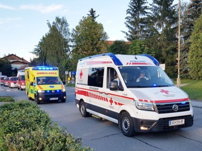 Zdravotnická záchranná služba Jihočeského kraje se představila v rakouském Gmündu, 7. - 8.7. 2018 8