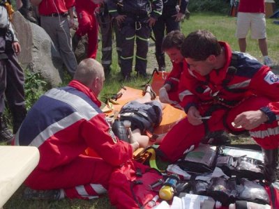 Cvičení složek IZS Olomouckého kraje, Výkleky, 18.6.2005 14