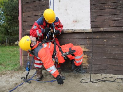 Pravidelný výcvik Výškového záchranného družstva, 2.11.2012 1