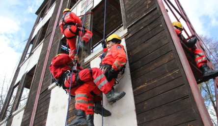 Pravidelný výcvik Výškového záchranného družstva, 2.11.2012