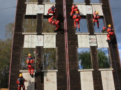 Pravidelný výcvik Výškového záchranného družstva, 2.11.2012 17