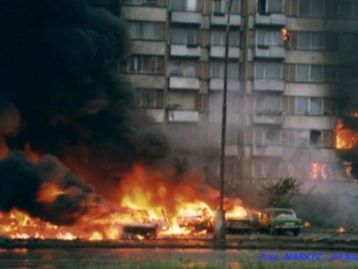 Pád stíhaček Mig 21 na sídliště Vltava v Č. Budějovicích, 8.6.1998 26