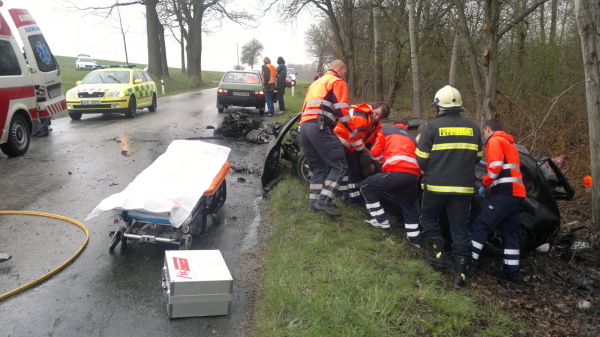 Dopravní nehoda Římov-Holkov, 20.4.2012