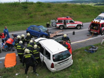 Dopravní nehoda tří osobních vozů - Protivín, 10.7.2012 8