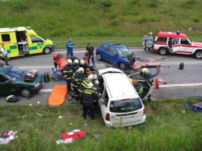 Dopravní nehoda tří osobních vozů - Protivín, 10.7.2012 9