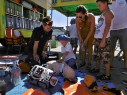 Záchranáři ZZS JčK se prezentovali na Dni otevřených dveří Letiště České Budějovice