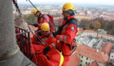 Záchranáři cvičili na Černé věži